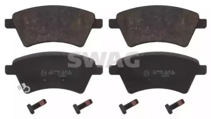 Комплект тормозных колодок, дисковый тормоз SWAG купить